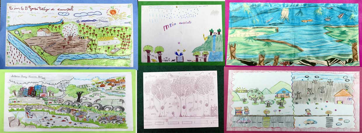 Desenho concorrendo ao pr&ecirc;mio Empresa Amiga do Meio Ambiente