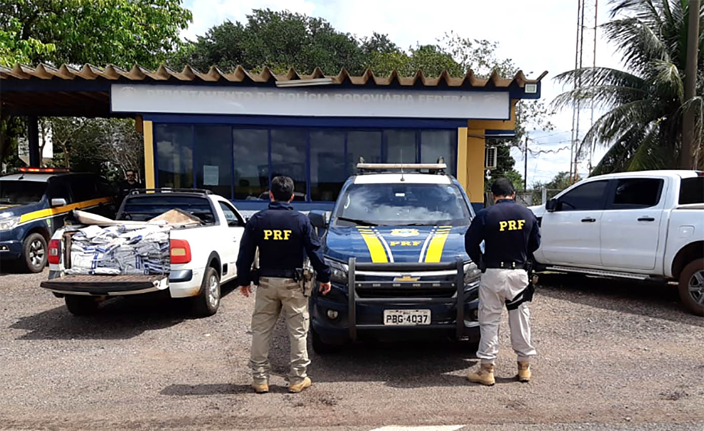 PRF apreende 450 kg de agrotoxico contrabandeado itiquira