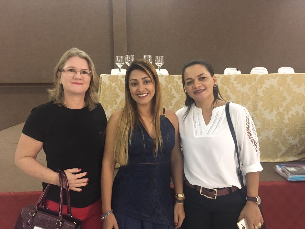 Secret&aacute;ria e coordenadoras de Nova Ubirat&atilde;