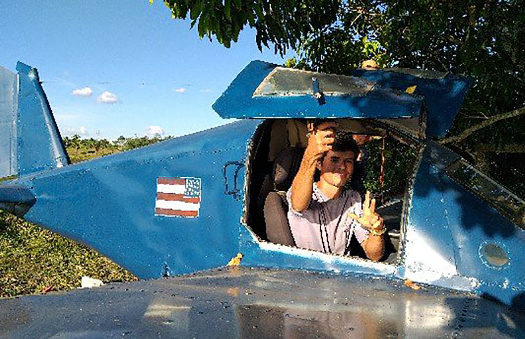 irmaos constroem aviao colniza