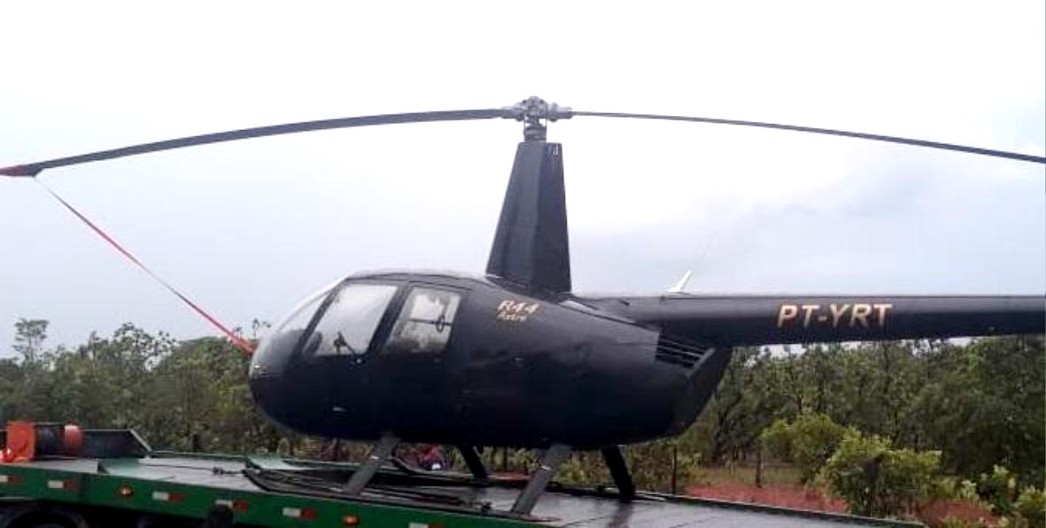 helicoptero apreendido