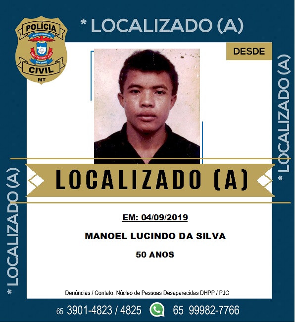 Pol&iacute;cia Civil localiza homem que estava 11 anos sem entrar em contato com a fam&iacute;lia