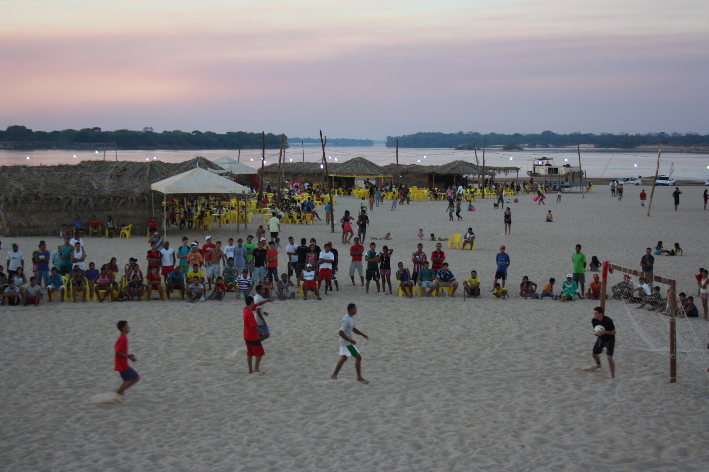 Festival de praia em Luciara