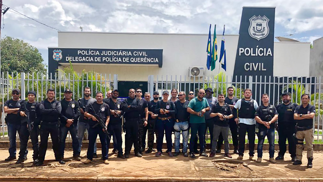 pjc policiais delegacia querencia
