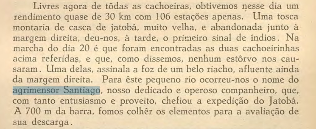 Rio Agrimensor Santiago