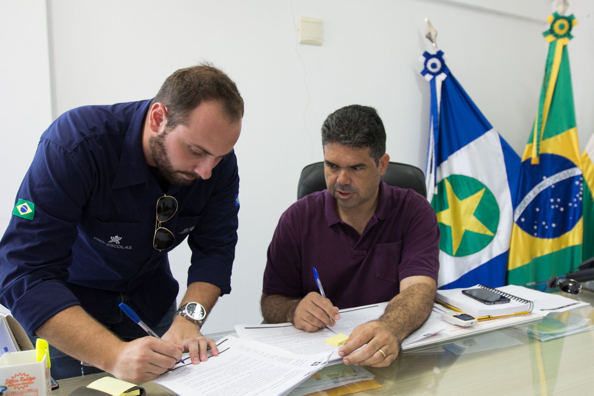 Assinatura de Conv&ecirc;nio para reconstru&ccedil;&atilde;o da Escola Estadual 31 de Mar&ccedil;o