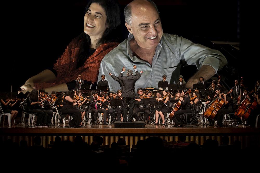 M&ocirc;nica Salmaso e Nelson Ayres encerram Temporada 2019 da Orquestra Sinf&ocirc;nica CirandaMundo