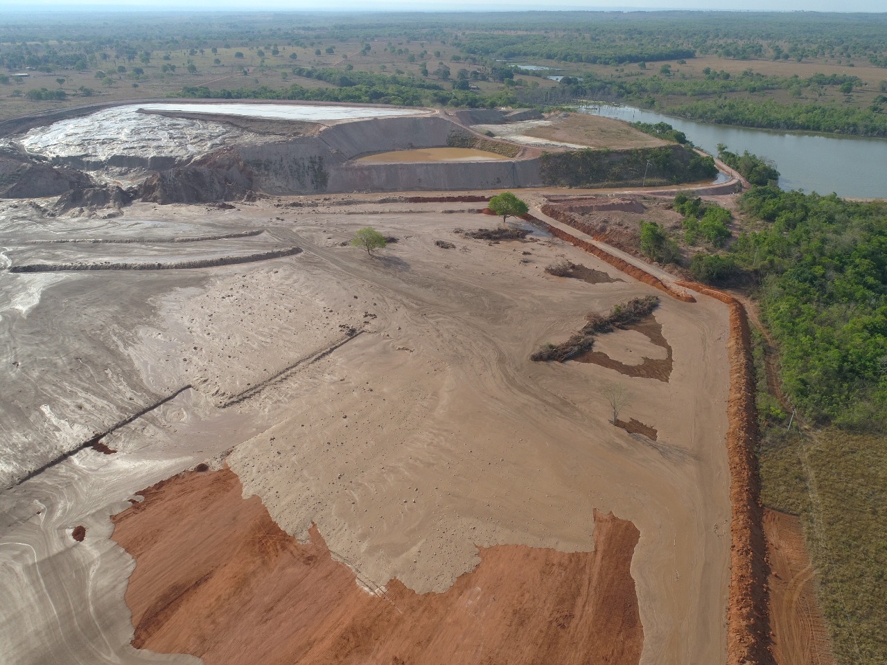 Rompimento de barragem em Livramento