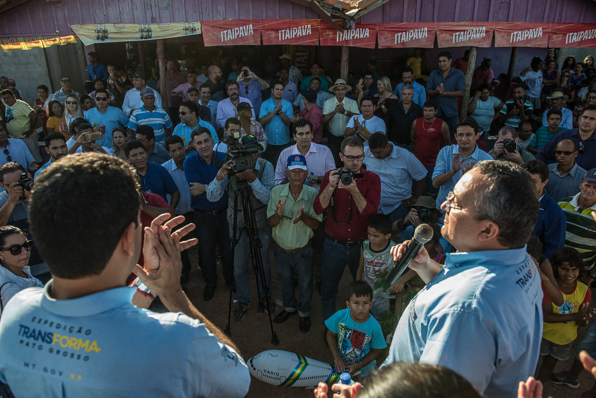 Gov. Pedro Taques anuncia retomada das obras da MT 248 de Jauru a Figueiropolis